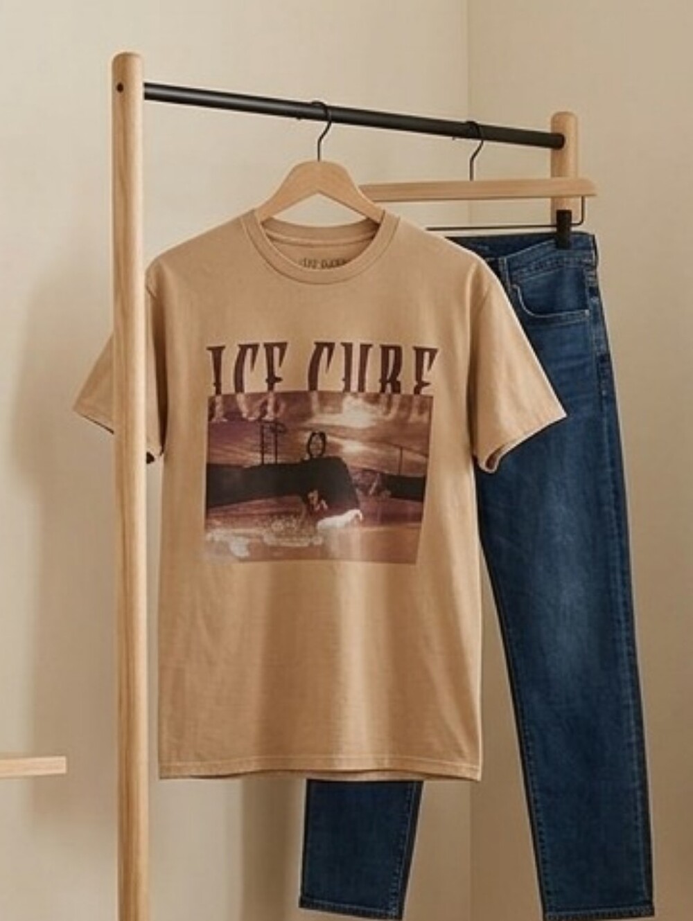 Graphic Beige ICE CUBE Shirt